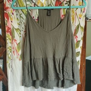 Forever 21 Peplum Crop Top